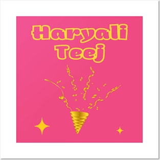 Indian Festivals - Haryali Teej Posters and Art